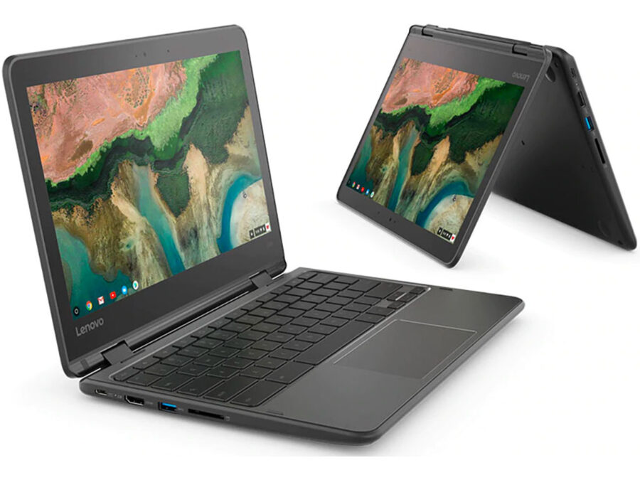 Lenovo Chromebook 300E X360 TOUCH SCREEN - 2027 UPDATE - Intel Celeron 4GB RAM 32GB Chrome OS (FREE LAPTOP BAG) - Image 4