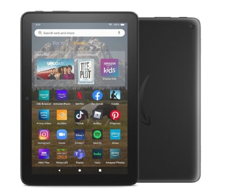 Amazon Fire HD 8 | 8’ Inch Tablet | 2GB RAM | 32GB ROM | 4750mAh Battery | Free Book Cover.
