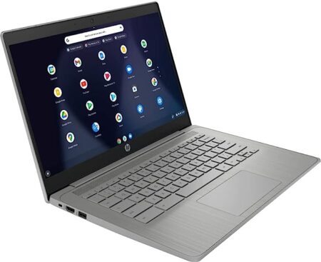 HP | Chromebook 14 G6 | 4GB RAM | | 32GB Storage | 14″ Display | Playstore Supported | 1.10 GHz Intel Celeron N3350 | ChromeBook - FREE LAPTOP BAG