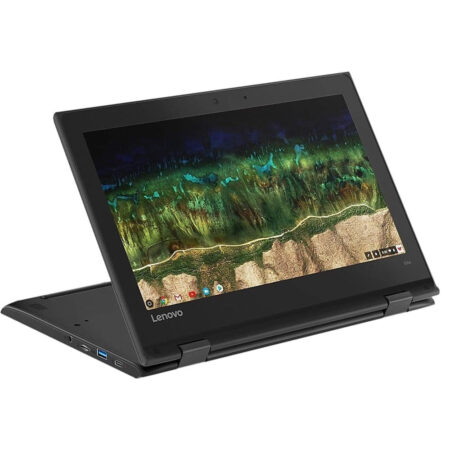 Lenovo | ChromeBook 500E Touch Screen | 360 Rotatable | 2nd Generation | Intel N3450 Processor, 4GB DDR4 RAM | 32GB Storage | 11.6″ Display | Playstore Supported | Touch Screen | Chrome OS